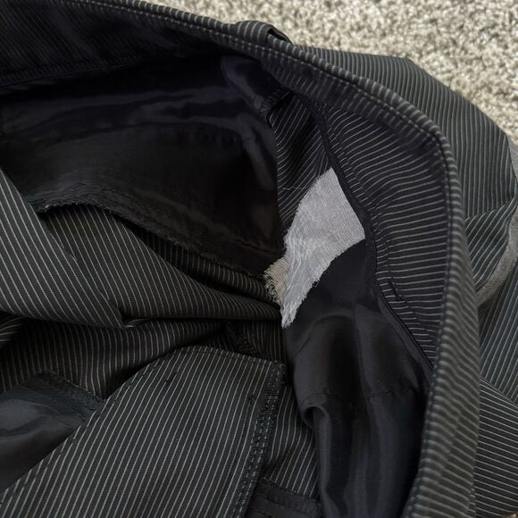 BEBE Vintage Y2K Pin Striped Tuxedo Dress Pants Slacks Women’s Size 10 *RARE* - Picture 8 of 14